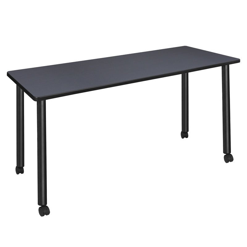 Regency Kee Professional Rectangular Mobile Training Seminar Table 72" W x 24" D x 29" H (REG - MTC7224) - SchoolOutlet