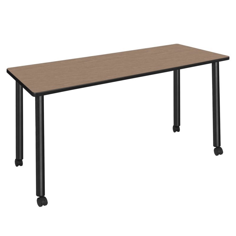Regency Kee Professional Rectangular Mobile Training Seminar Table 72" W x 24" D x 29" H (REG - MTC7224) - SchoolOutlet