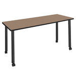 Regency Kee Professional Rectangular Mobile Training Seminar Table 72
