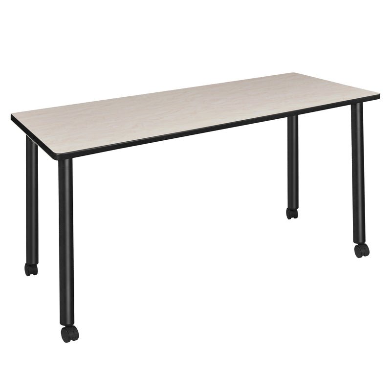 Regency Kee Professional Rectangular Mobile Training Seminar Table 72" W x 24" D x 29" H (REG - MTC7224) - SchoolOutlet