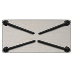 Regency Kee Professional Rectangular Mobile Training Seminar Table 72