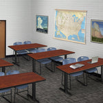 Regency Cain Collaborative Seminar Suite with 2 Zeng Stack Chairs 48