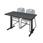 Regency Cain Collaborative Seminar Suite with 2 Zeng Stack Chairs 48