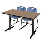 Regency Cain Collaborative Seminar Suite with 2 Zeng Stack Chairs 48