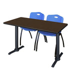 Regency Cain Versatile Seminar Station with 2 M Stack Chairs 48