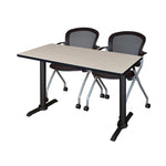 Regency Cain Efficient Seminar Set with 2 Cadence Nesting Chairs 48