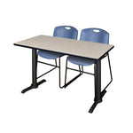 Regency Cain Collaborative Seminar Suite with 2 Zeng Stack Chairs 48