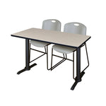 Regency Cain Collaborative Seminar Suite with 2 Zeng Stack Chairs 48