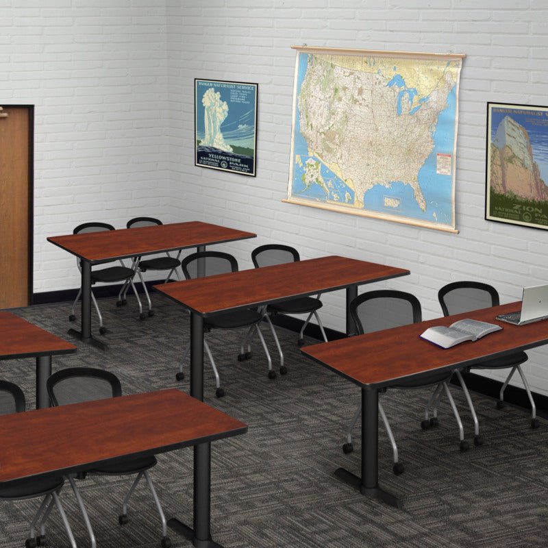 Regency Cain Dynamic Seminar Suite with 2 Cadence Nesting Chairs 66" x 24" x 29" (REG - MTRCT6624 - 23) - SchoolOutlet