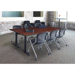 Regency Cain Executive Seminar Suite with 3 Cadence Nesting Chairs 84