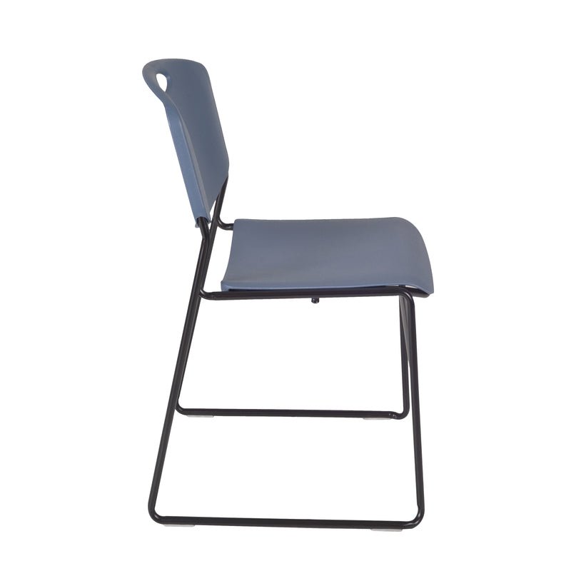 Regency Cain Collaborative Seminar Suite with 3 Zeng Stack Chairs 84" x 24" x 29" (REG - MTRCT8424 - 44) - SchoolOutlet