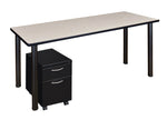 Regency Kee Office Desk Table with Mobile Pedestal Drawer (60