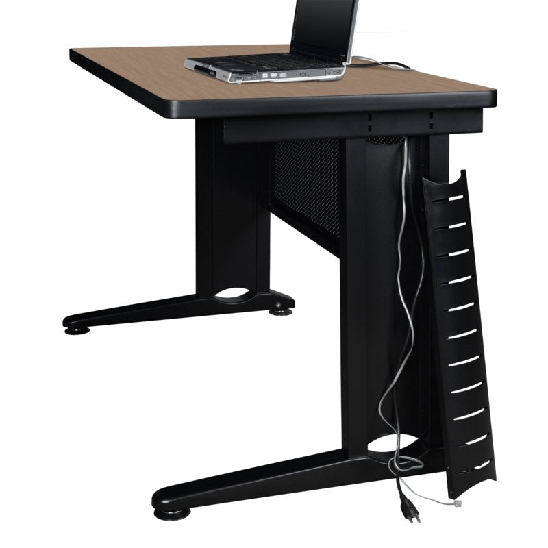 Regency Fusion Professional Series Grand Executive U - Shaped Command Workstation with Double Pedestal Drawer Unit 72" W x 96" D x 29" H (REG - XZY) - SchoolOutlet