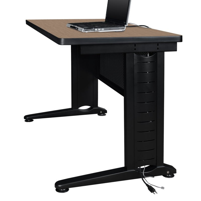 Regency Fusion Professional Series Grand Executive U - Shaped Command Workstation with Double Pedestal Drawer Unit 72" W x 96" D x 29" H (REG - XZY) - SchoolOutlet