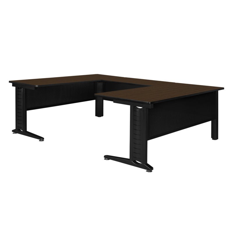 Regency Fusion Professional Series Grand Executive U - Shaped Command Workstation 72" W x 96" D x 29" H (REG - MUDS723042) - SchoolOutlet