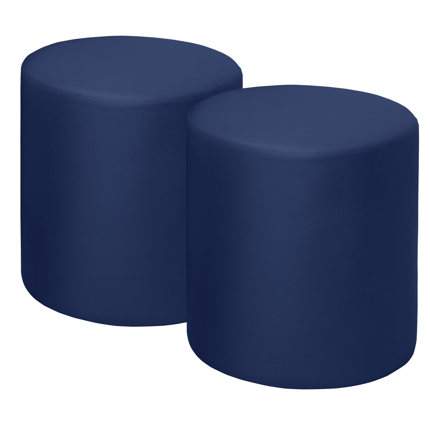 Regency Logan Round Stool Ottoman - SchoolOutlet