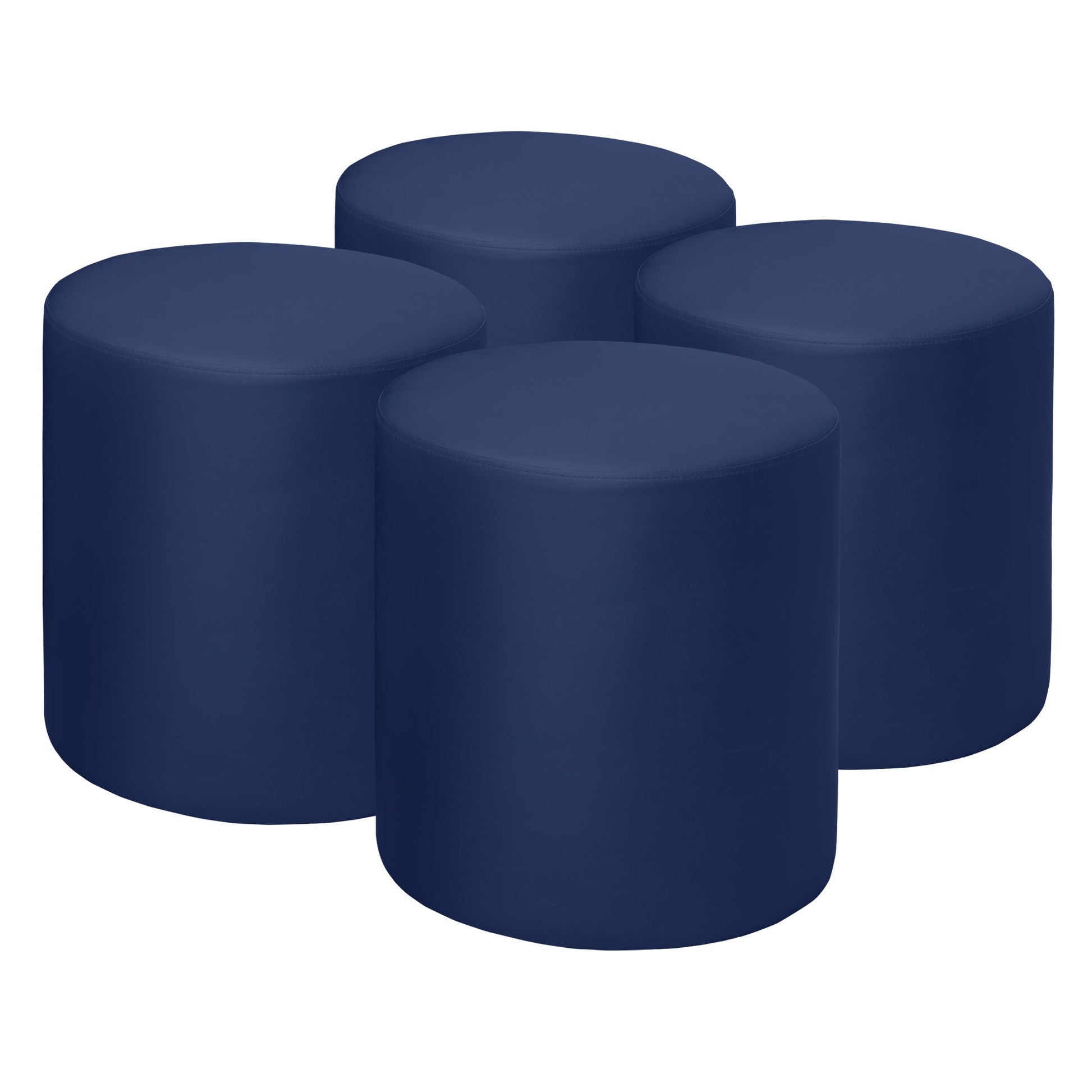 Regency Logan Round Stool Ottoman - SchoolOutlet