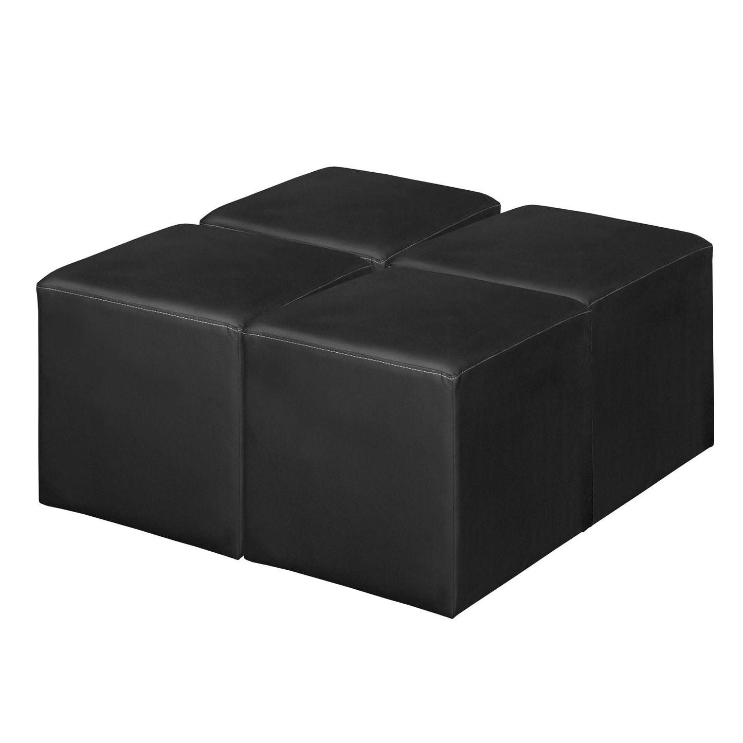 Regency Jean Square Stool Ottoman - SchoolOutlet