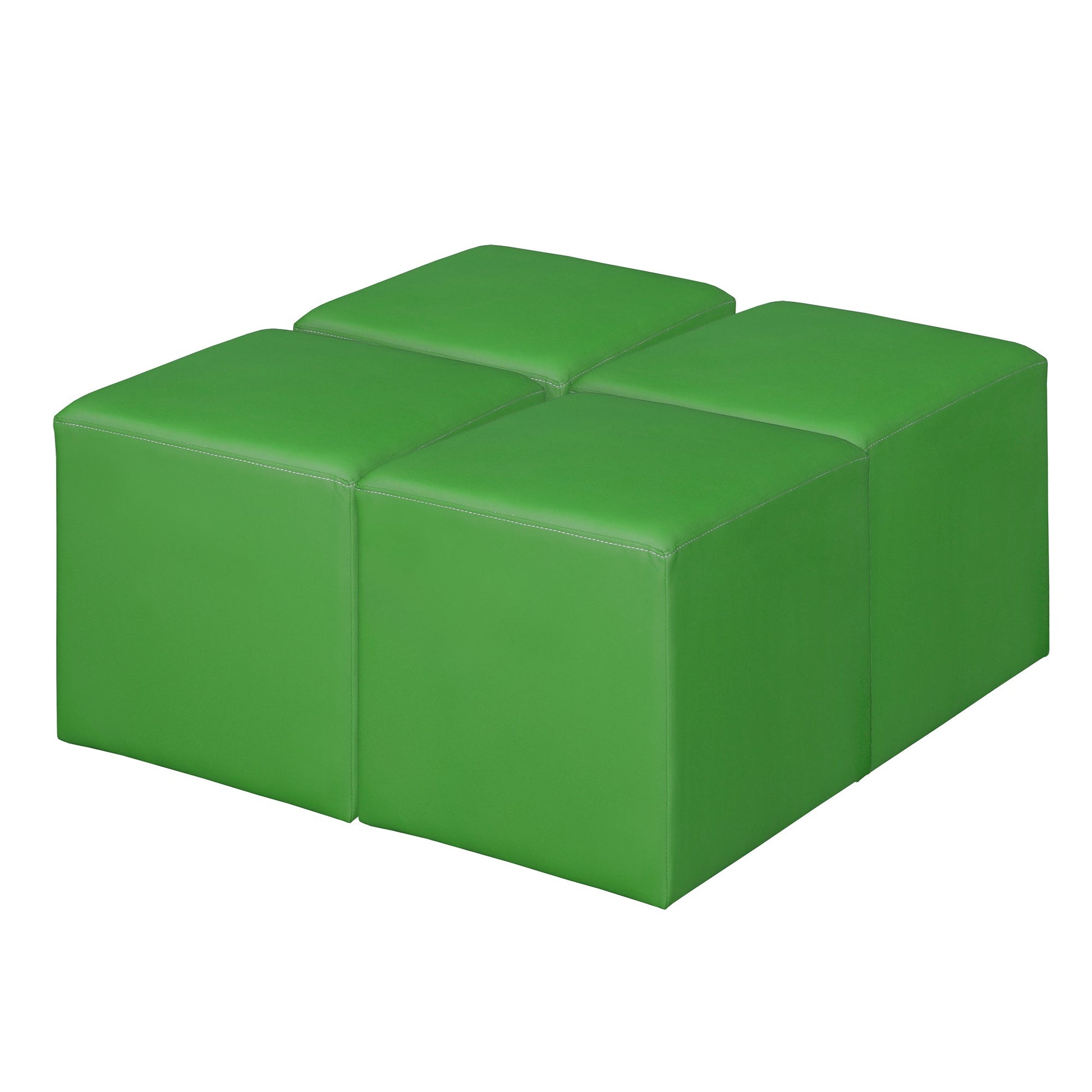Regency Jean Square Stool Ottoman - SchoolOutlet