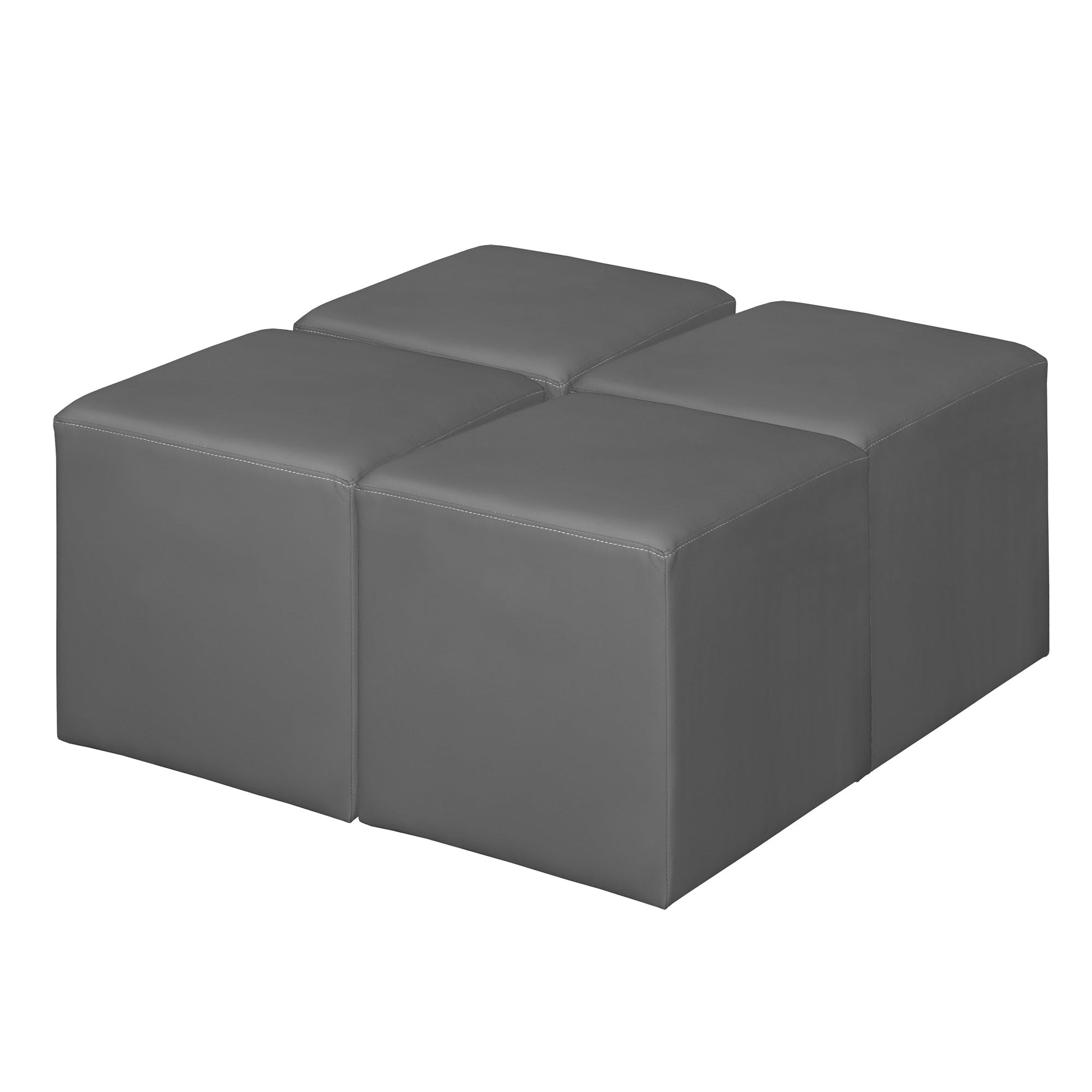 Regency Jean Square Stool Ottoman - SchoolOutlet