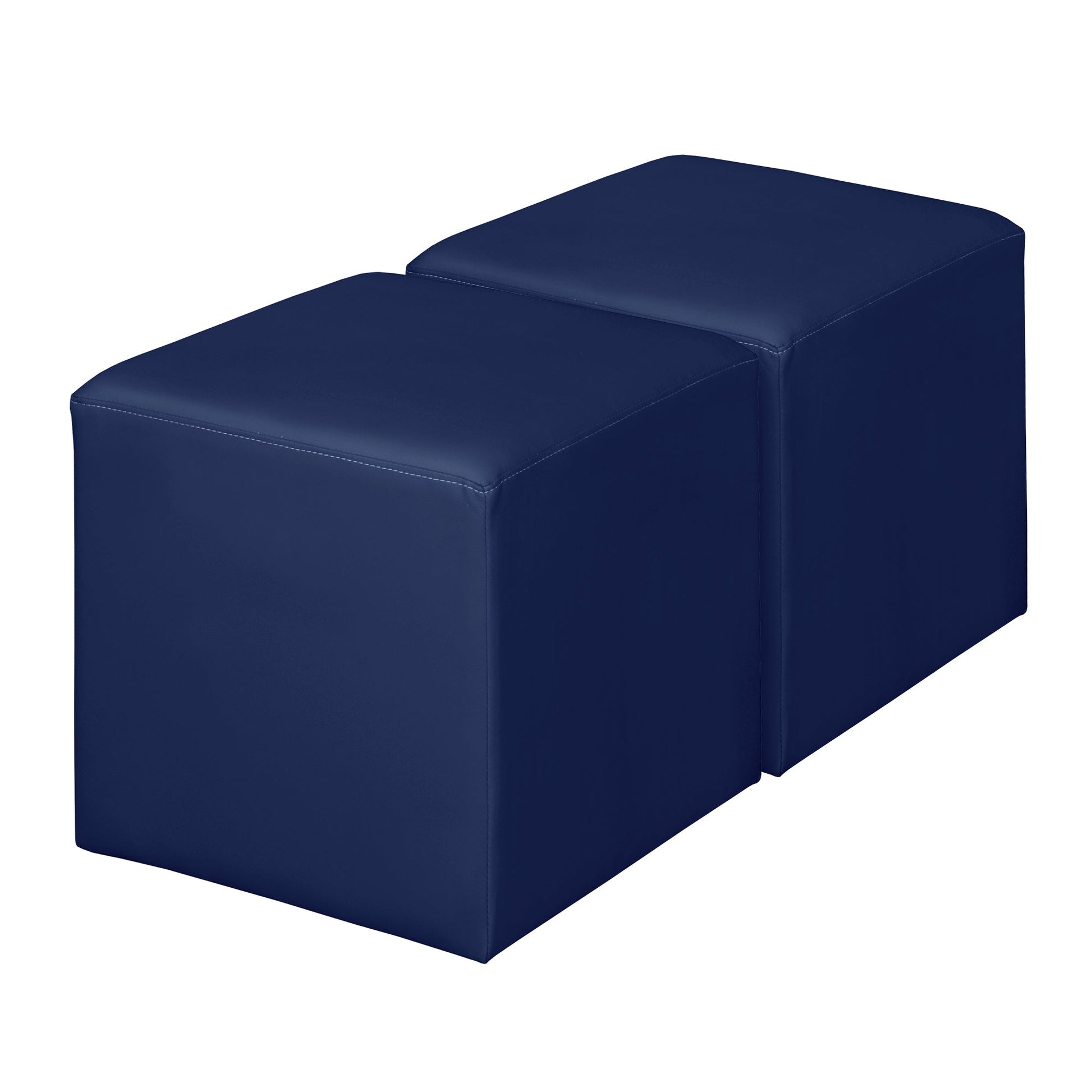 Regency Jean Square Stool Ottoman - SchoolOutlet