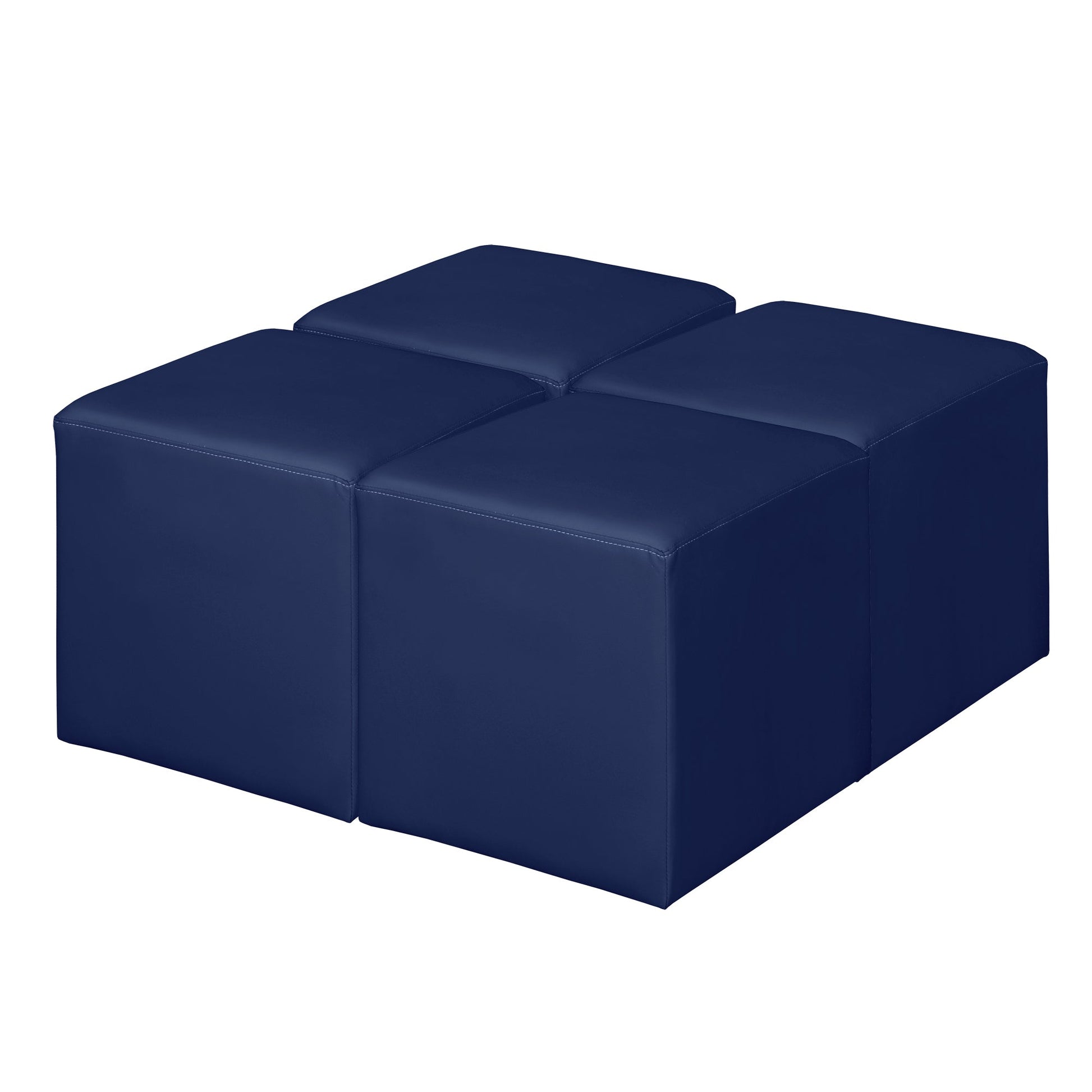 Regency Jean Square Stool Ottoman - SchoolOutlet