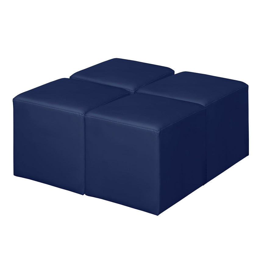 Regency Jean Square Stool Ottoman - SchoolOutlet
