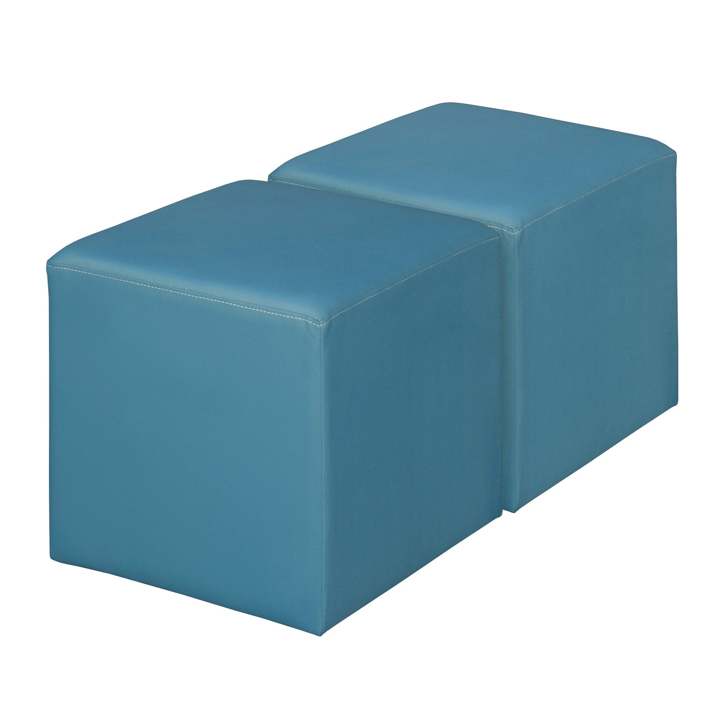 Regency Jean Square Stool Ottoman - SchoolOutlet