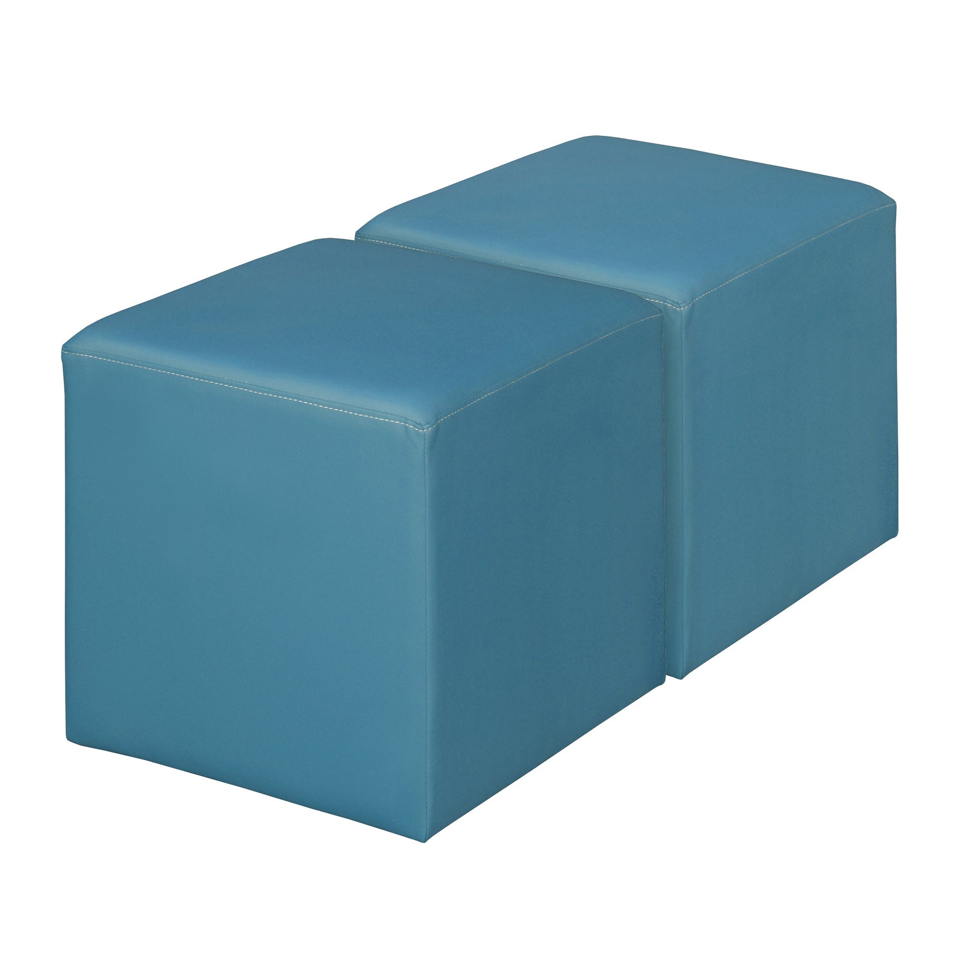 Regency Jean Square Stool Ottoman - SchoolOutlet