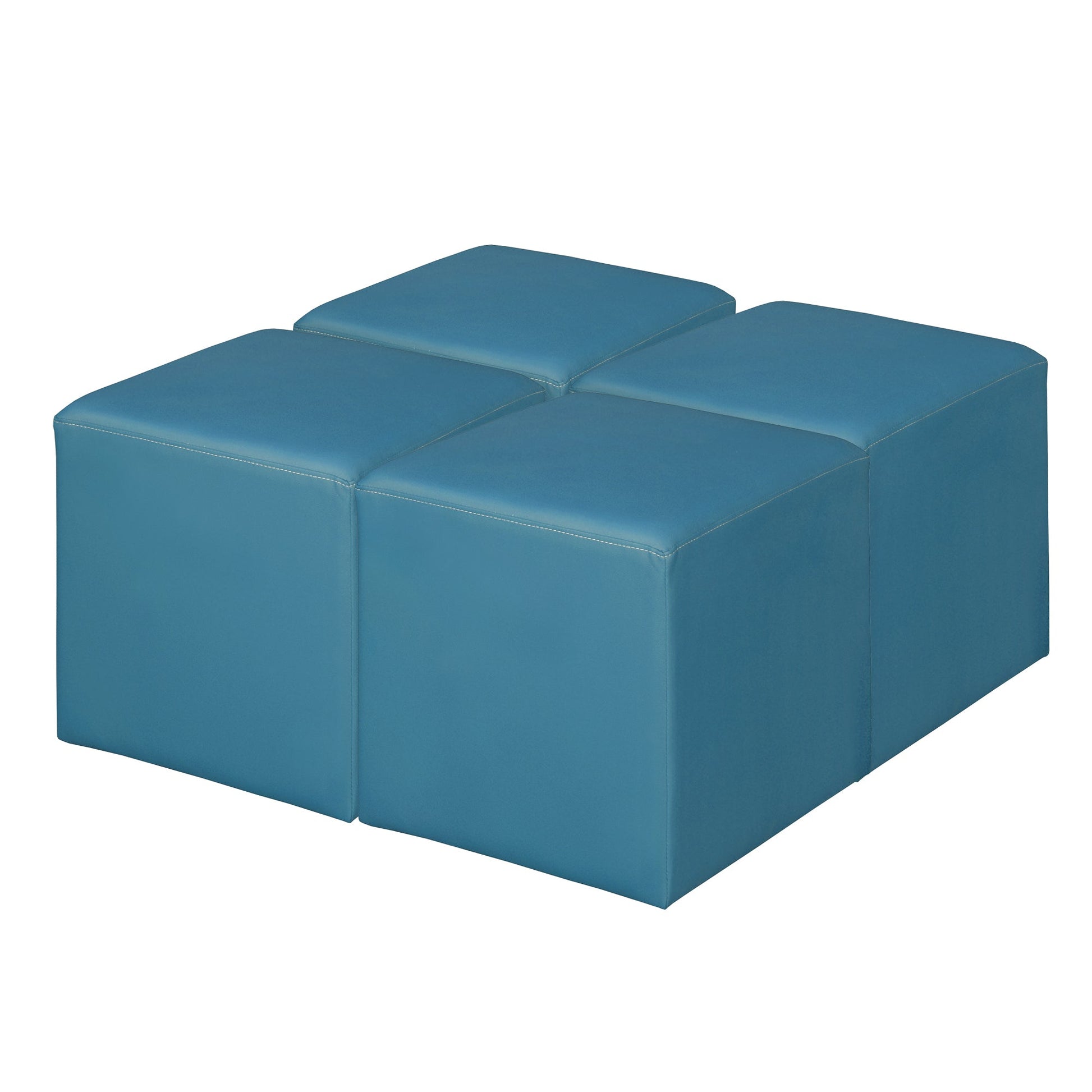 Regency Jean Square Stool Ottoman - SchoolOutlet