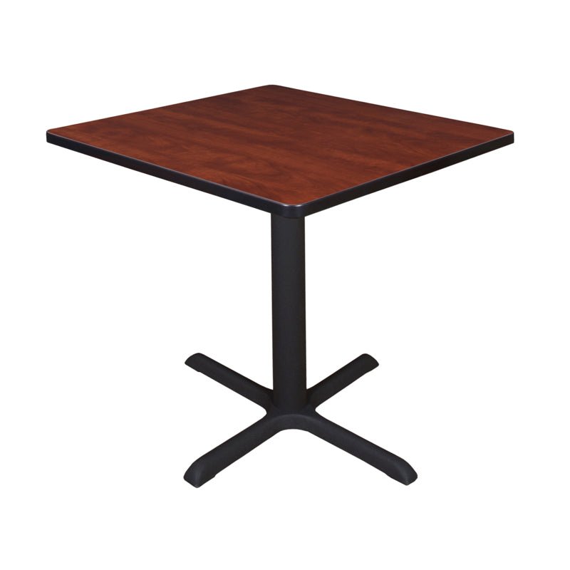 Regency Cain 30 in. Small Square X - Base Breakroom Table - SchoolOutlet