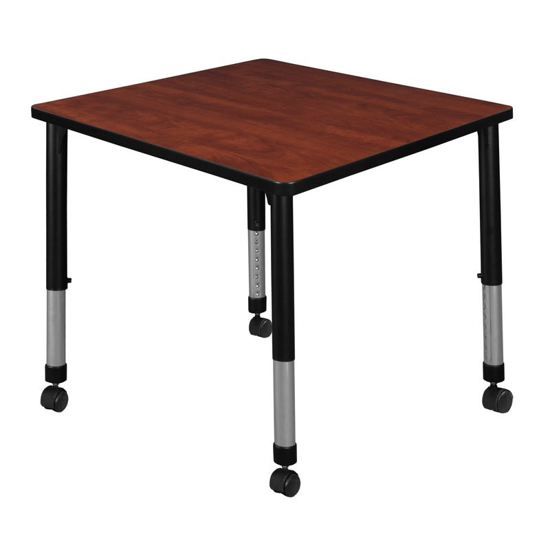 Regency Kee Dynamic Height Adjustable Square Mobile Classroom Activity Table 30"W x 30"D x 23 - 34"H (REG - TB3030) - SchoolOutlet