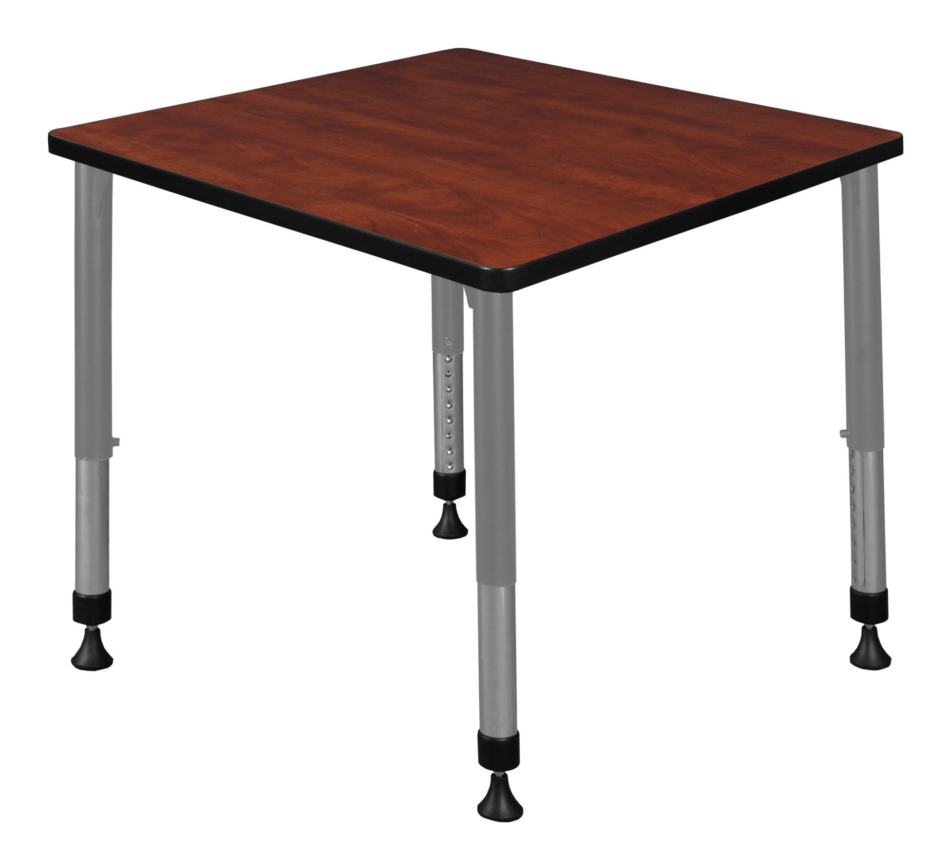 Regency Kee 30 in. Square Height Adjustable Mobile Classroom Activity Table - SchoolOutlet