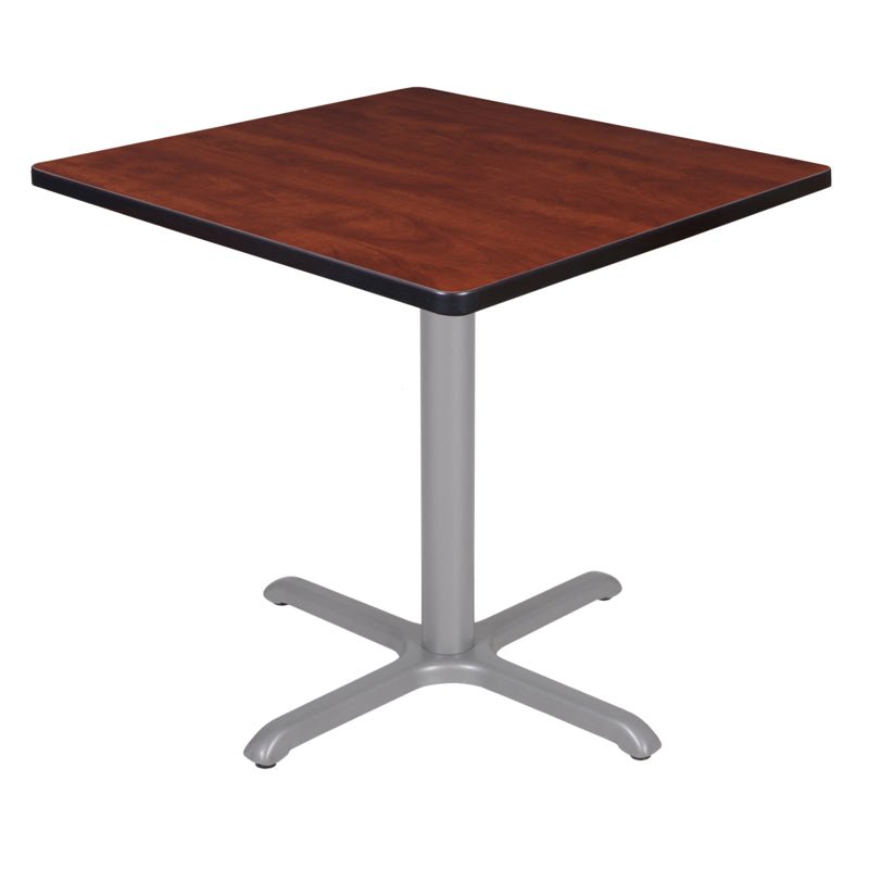 Regency Cain 30 in. Small Square X - Base Breakroom Table - SchoolOutlet