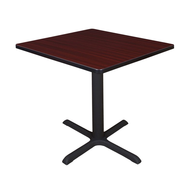 Regency Cain 30 in. Small Square X - Base Breakroom Table - SchoolOutlet