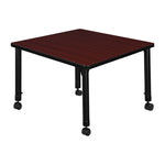 Regency Kee Dynamic Height Adjustable Square Mobile Classroom Activity Table 30