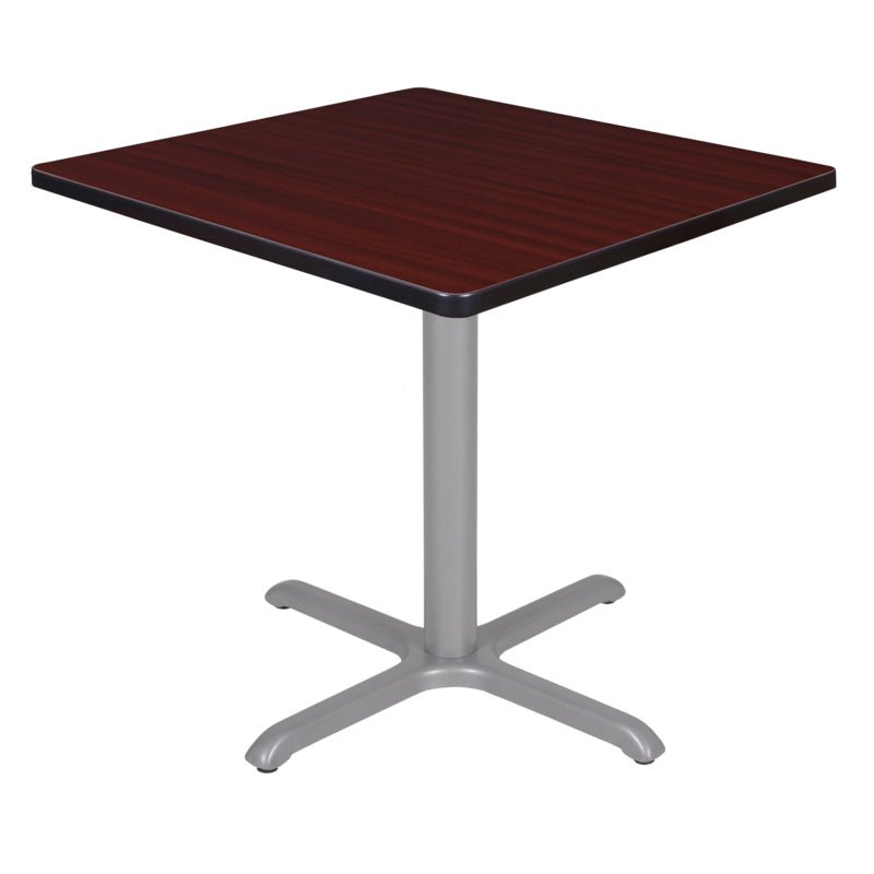 Regency Cain 30 in. Small Square X - Base Breakroom Table - SchoolOutlet