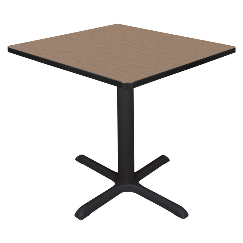 Regency Cain 30 in. Small Square X - Base Breakroom Table - SchoolOutlet