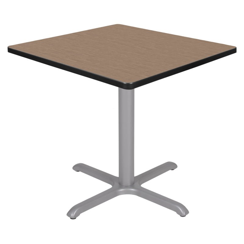 Regency Cain 30 in. Small Square X - Base Breakroom Table - SchoolOutlet