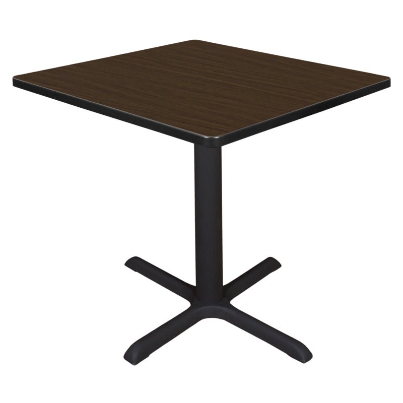 Regency Cain 30 in. Small Square X - Base Breakroom Table - SchoolOutlet