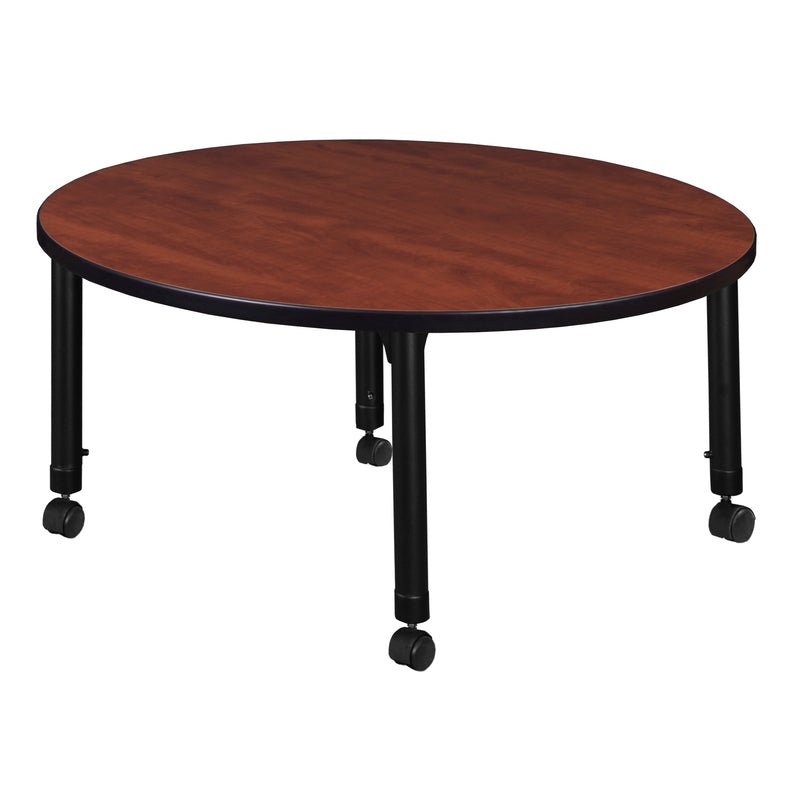 Regency Kee Round Mobile Adjustable Classroom Activity Table 30" W x 30" D x 23 - 34H" (REG - TB30R - C) - SchoolOutlet