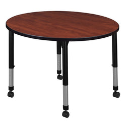 Regency Kee Round Mobile Adjustable Classroom Activity Table 30" W x 30" D x 23-34H" (REG-TB30R-C)