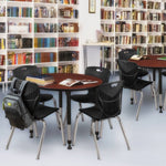 Regency Kee Round Mobile Adjustable Classroom Activity Table 30