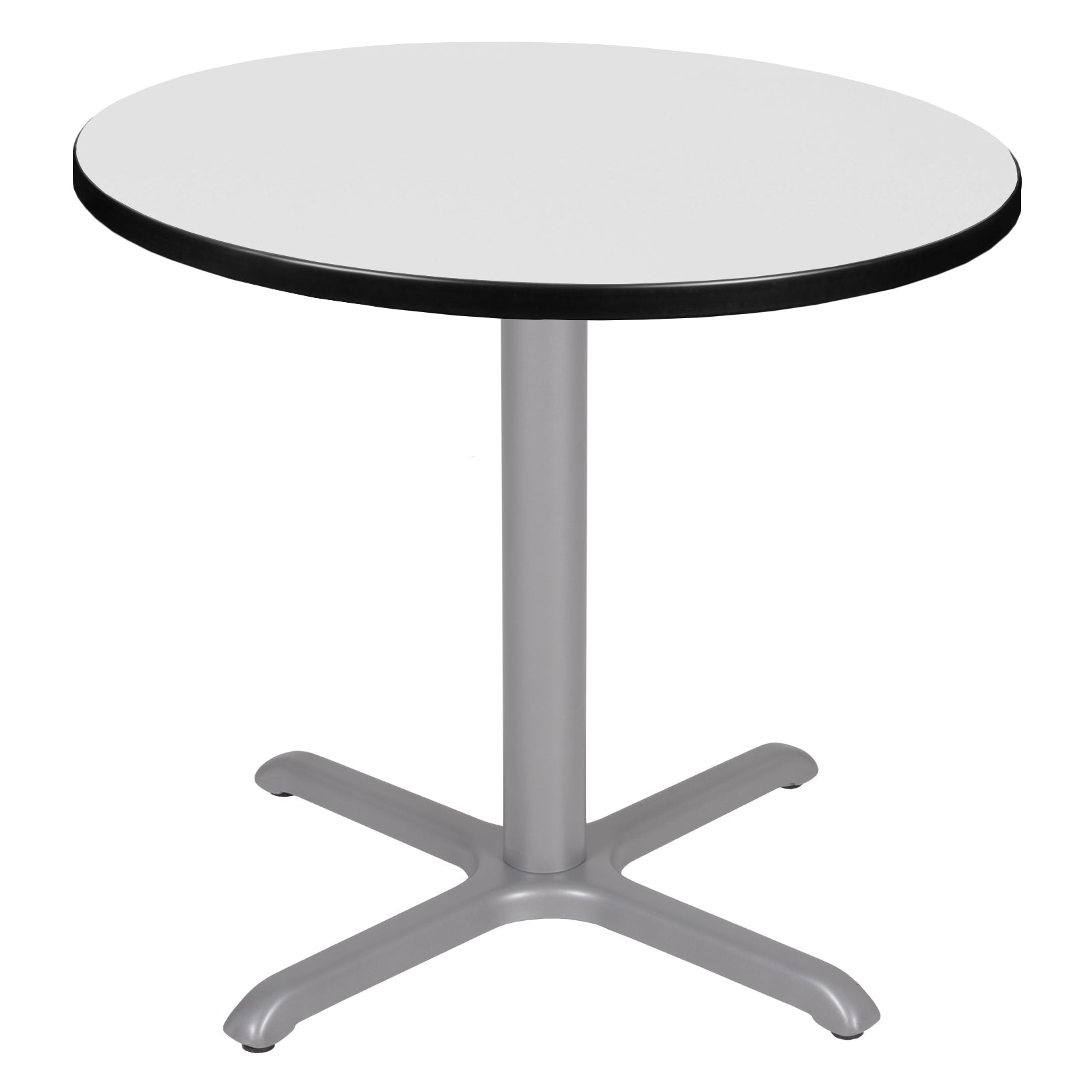 Regency Cain 30 in. Small Round X - Base Breakroom Table - SchoolOutlet