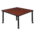 Regency Kee Mobile Adjustable Classroom Square Activity Table 36