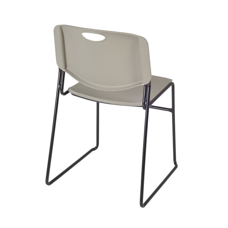 Regency Kee Versatile Breakroom Table and Zeng Stack Chairs 36" W x 36" D x 29" H (REG - TB3636P - 44) - SchoolOutlet