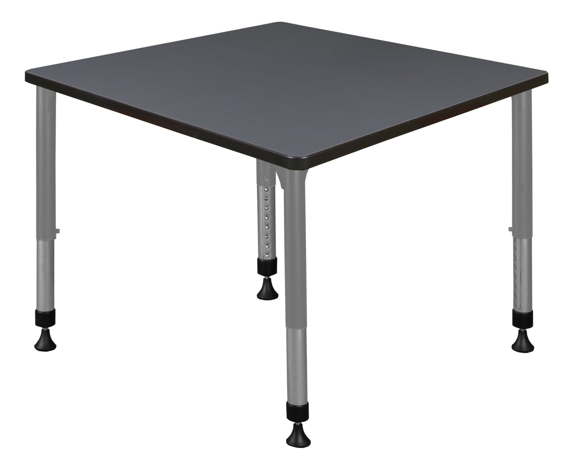 Regency Kee 36 in. Square Height Adjustable Mobile Classroom Activity Table - SchoolOutlet