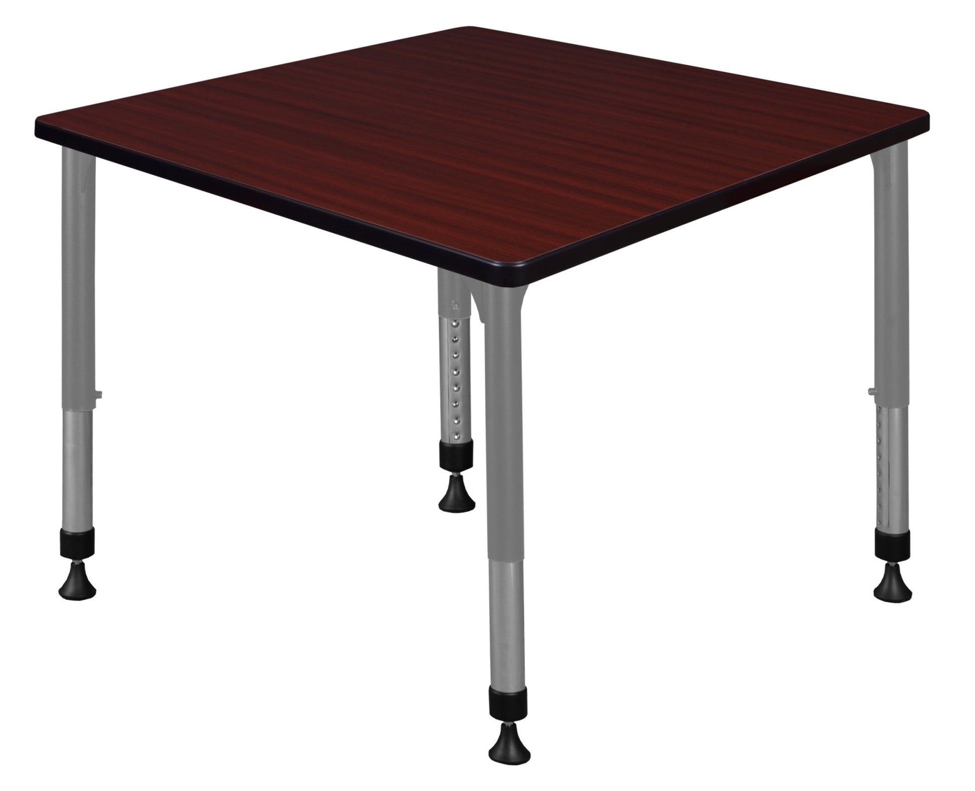 Regency Kee 36 in. Square Height Adjustable Mobile Classroom Activity Table - SchoolOutlet