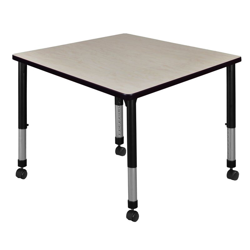 Regency Kee Mobile Adjustable Classroom Square Activity Table 36" W x 36" D x 23 - 34"H (REG - TB3636 - C) - SchoolOutlet