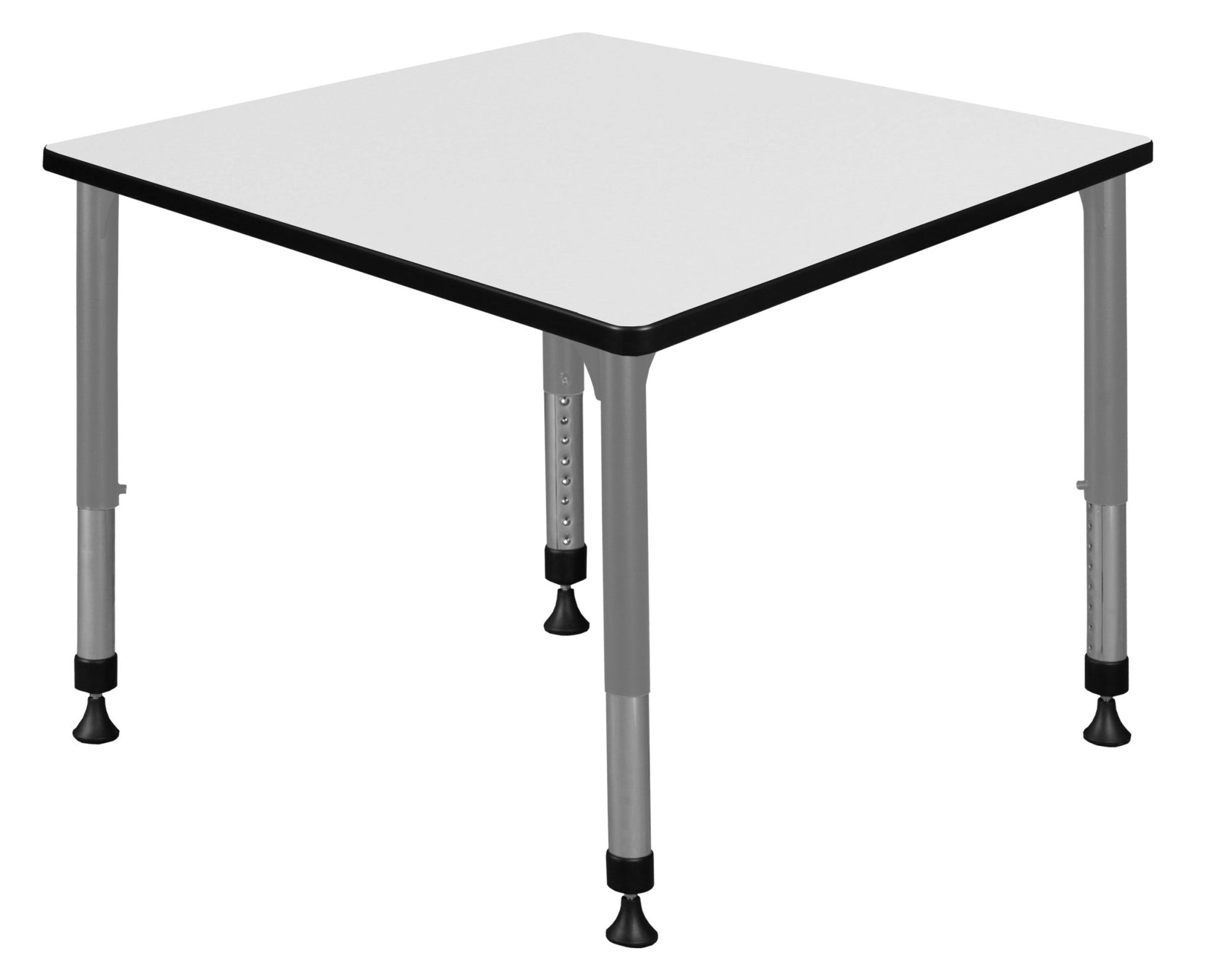 Regency Kee 36 in. Square Height Adjustable Mobile Classroom Activity Table - SchoolOutlet